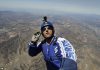 Прыжок без парашюта с высоты 7620 метров. Видео.