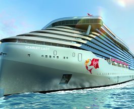 Новое круизное судно компании Virgin Voyages получило названиет Scarlet Lady