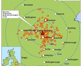 Второе землетрясение в Англии за последние сутки.