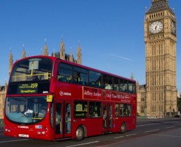 Автобусы Лондона, больше нельзя платить наличными.