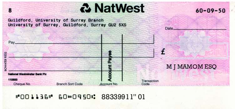 В 2014 году банки Великобритании будут принимать к оплате копии чеков.