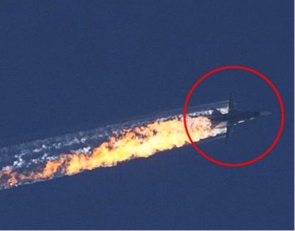 Турецкий пинок под зад. Турция сбила российский бомбардировщик  Су-24